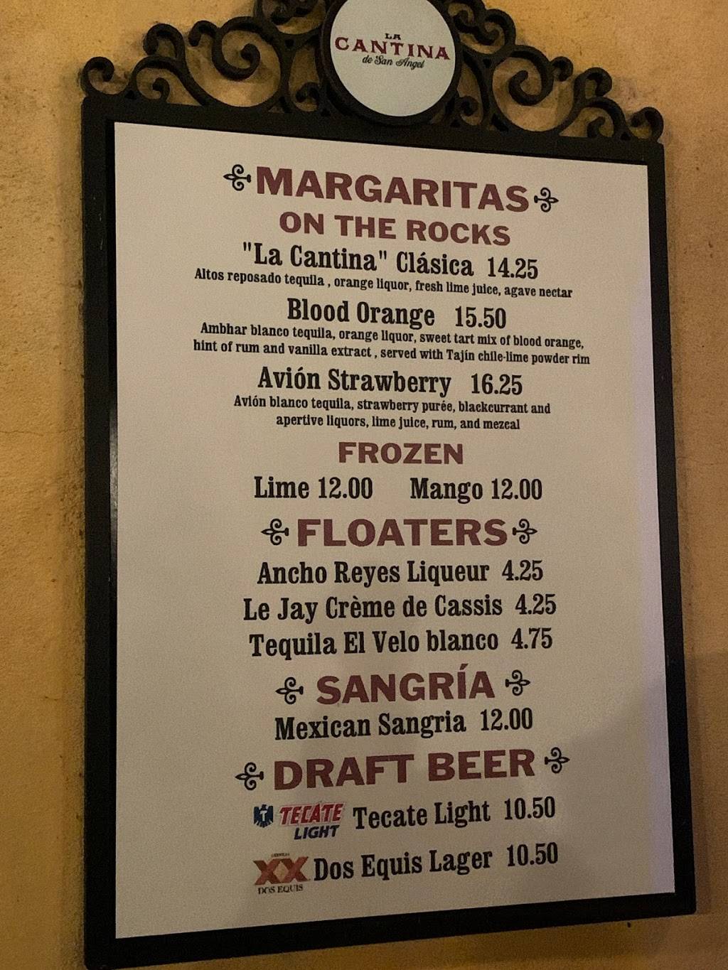 La Cantina de San Angel | restaurant | 2101 Epcot Resorts Blvd, Orlando, FL 32830, USA | 4079393463 OR +1 407-939-3463