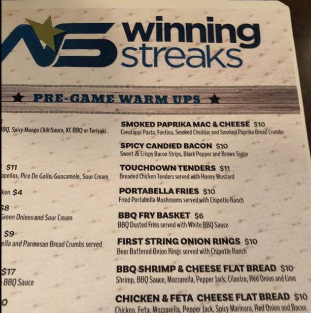 Winning Streaks | restaurant | One Riverboat Dr, North Kansas City, MO 64116, USA | 8168897009 OR +1 816-889-7009
