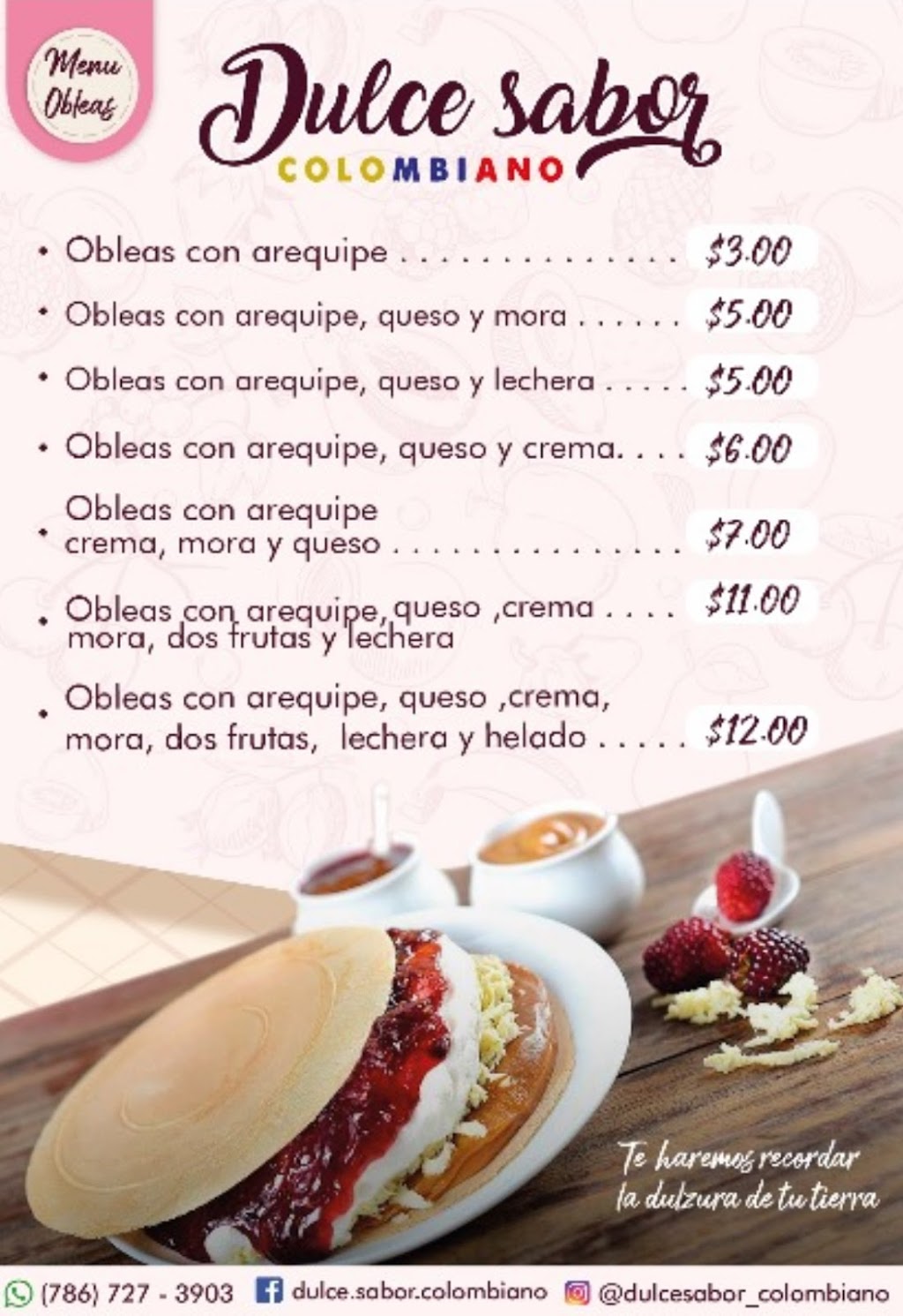 Dulces Sabor Colombiano | restaurant | 3211 W Harvard St, Santa Ana, CA 92704, USA | 7867273903 OR +1 786-727-3903