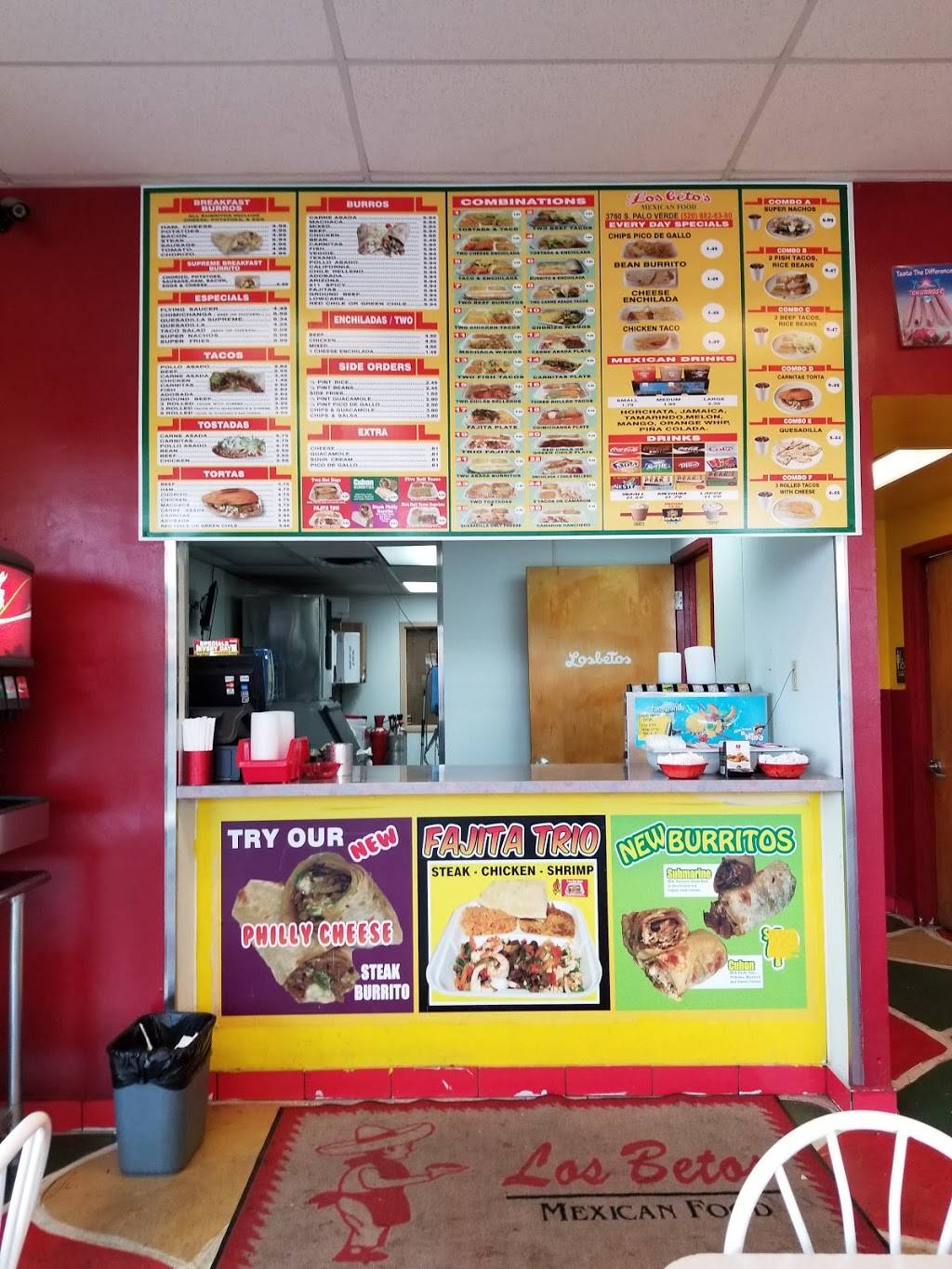 Los Betos | restaurant | 3760 S Palo Verde Rd, Tucson, AZ 85713, USA | 5208828380 OR +1 520-882-8380