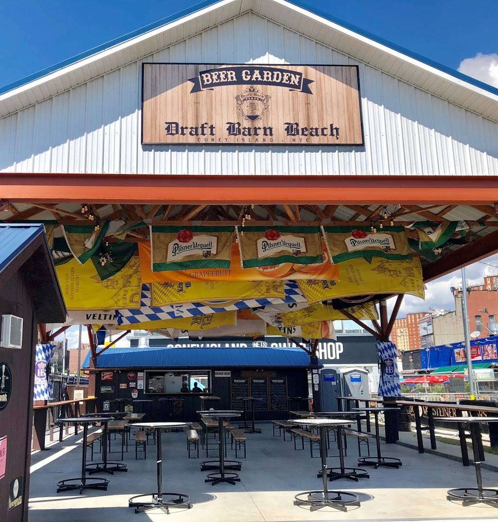 Draft Barn Beach | restaurant | 3029 Stillwell Ave, Brooklyn, NY 11224, USA | 6469014844 OR +1 646-901-4844
