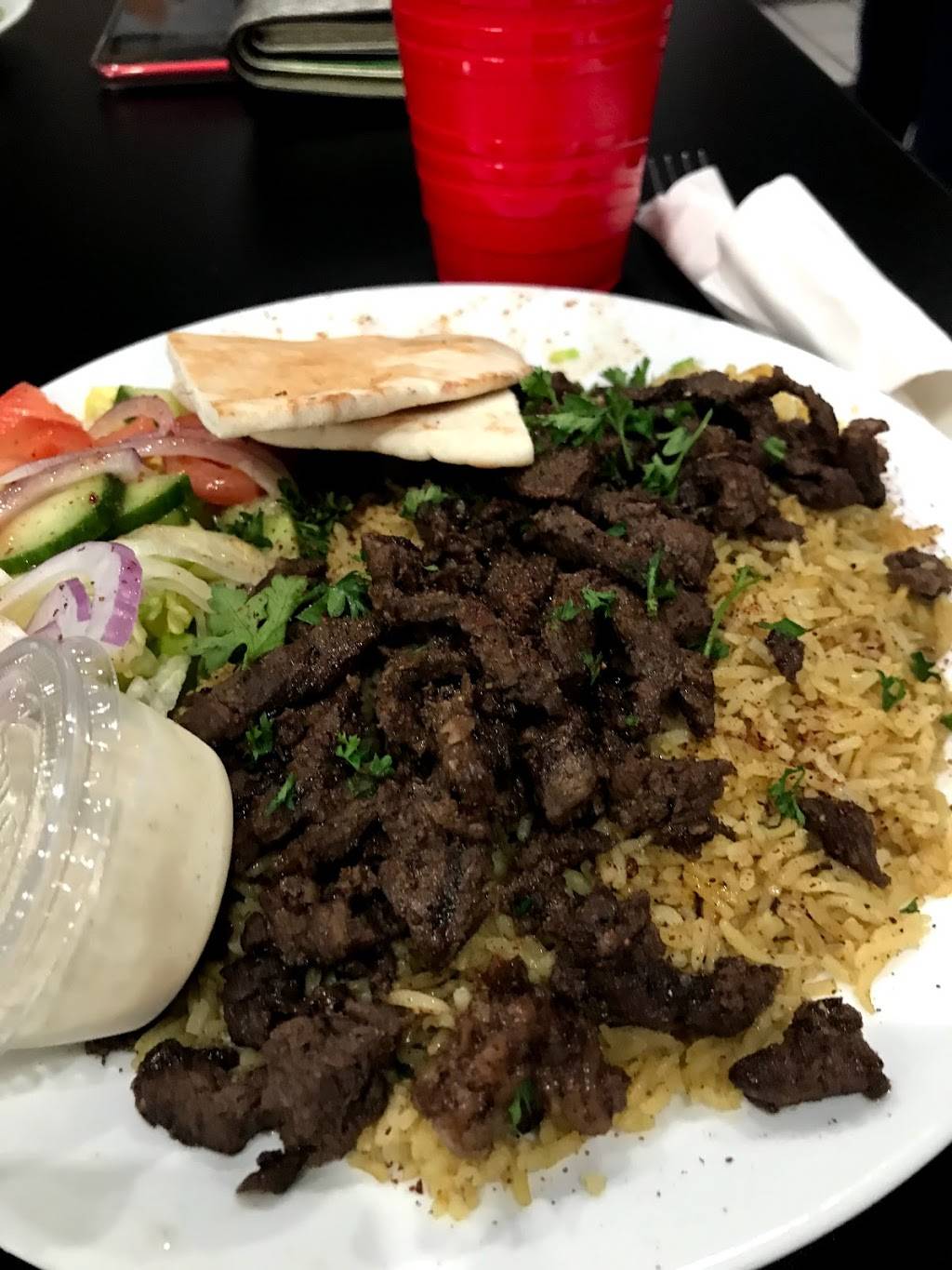 Flames Mediterranean & Grill | restaurant | 546 S Highland St, Memphis, TN 38111, USA | 9012492185 OR +1 901-249-2185