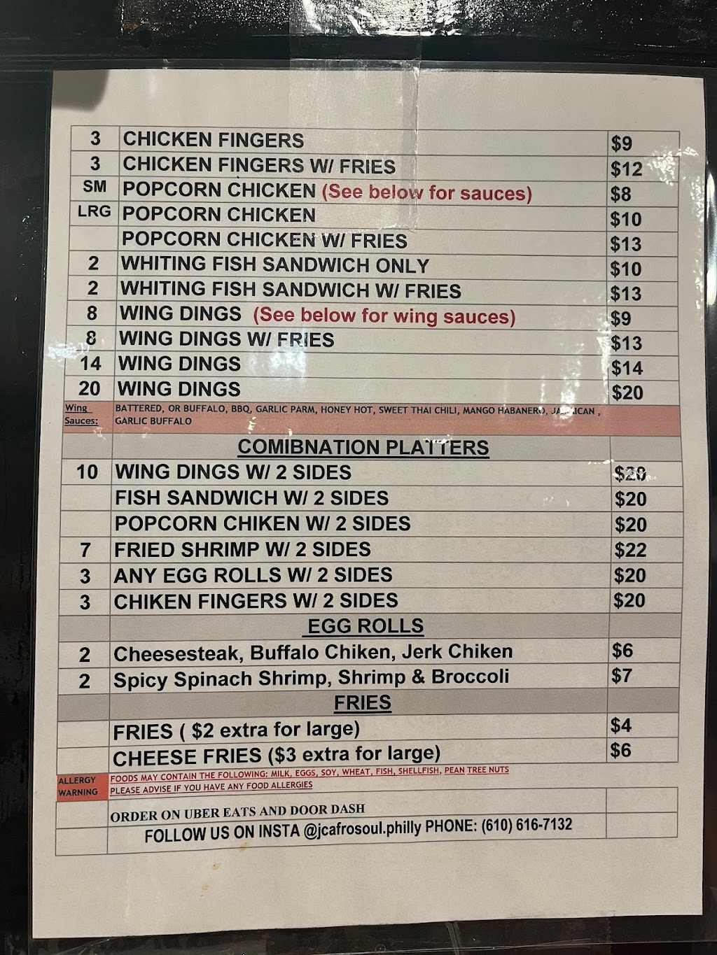 JC AfroSoul Kitchen | meal takeaway | 6825 Ludlow St, Upper Darby, PA 19082, USA | 6106167132 OR +1 610-616-7132