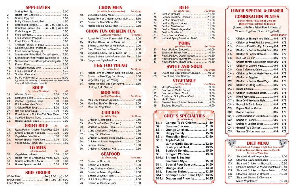 ocean asian restaurant | restaurant | 27 Main St, Stafford, CT 06076, USA | 8606844262 OR +1 860-684-4262