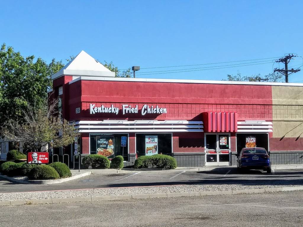 KFC | restaurant | 2636 San Mateo Blvd NE, Albuquerque, NM 87110, USA | 5058841117 OR +1 505-884-1117