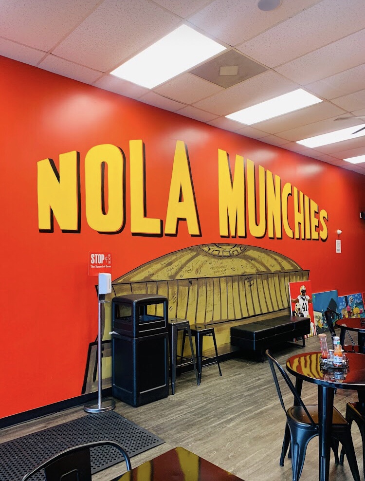 NOLA MUNCHIES | restaurant | 7821 Airline Dr, Metairie, LA 70003, USA | 5048419039 OR +1 504-841-9039