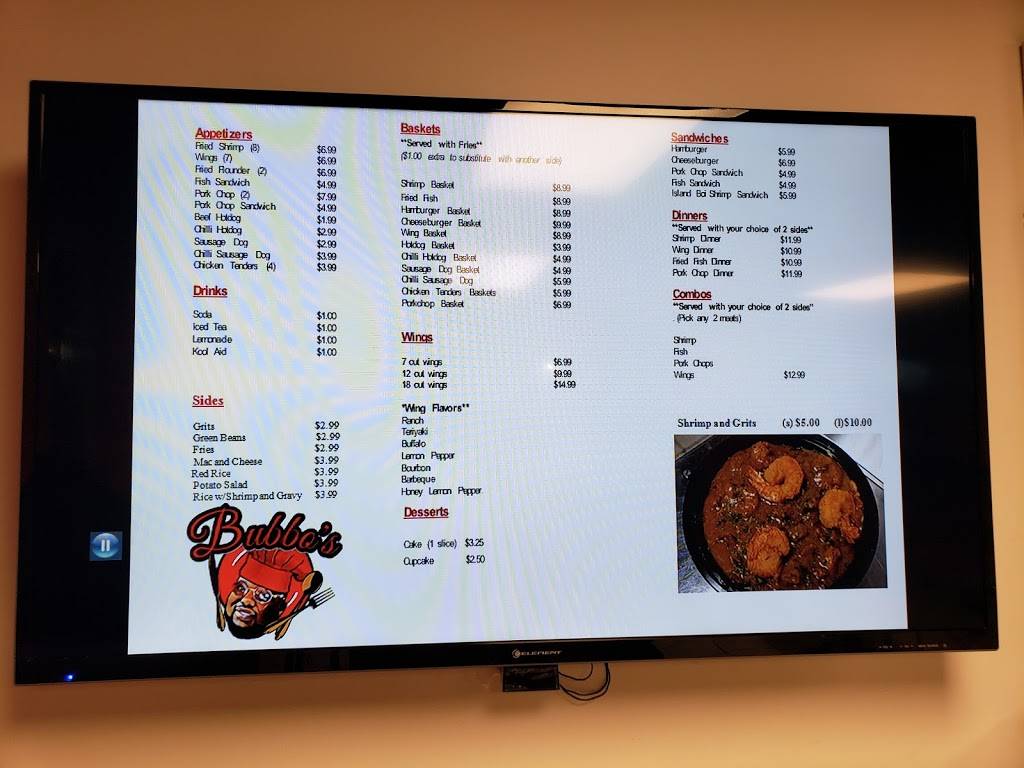 Bubbos Geechie Cuisine | restaurant | 5350 Farrow Rd, Columbia, SC 29203, USA | 8038887849 OR +1 803-888-7849