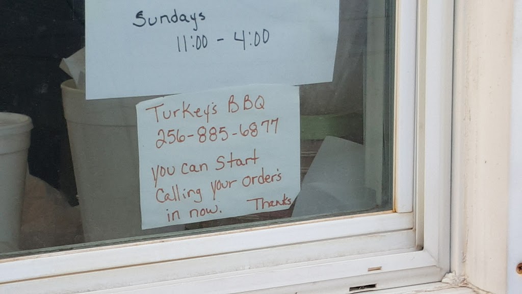 Turkeys Barbecue | restaurant | 8571 5525, AL-53, Harvest, AL 35749, USA | 2568856877 OR +1 256-885-6877