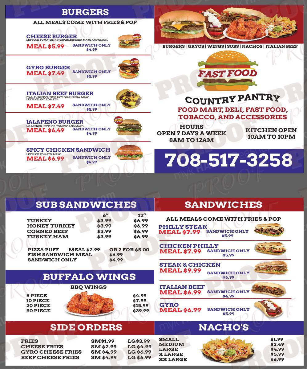 Fast Food | restaurant | 4001 175th St, Country Club Hills, IL 60478, USA | 7085173258 OR +1 708-517-3258
