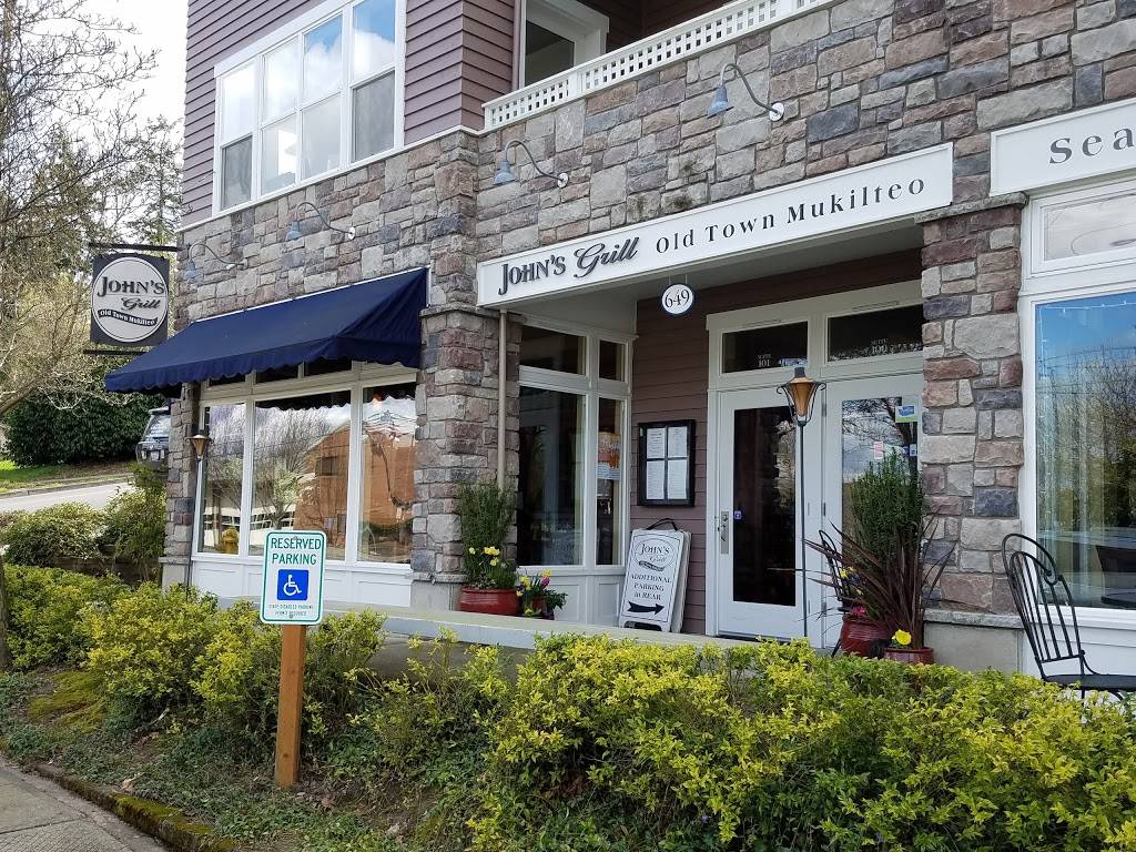 Johns Grill | restaurant | 649 5th St #100, Mukilteo, WA 98275, USA | 4253471068 OR +1 425-347-1068