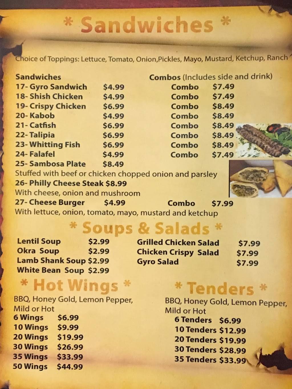 Tennessee Kabob Grill & Seafood | restaurant | 4651 Nolensville Pike, Nashville, TN 37211, USA | 6159150203 OR +1 615-915-0203