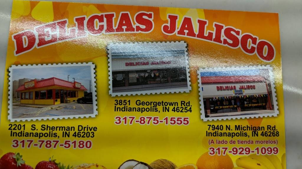 Delicias Jalisco #2 | restaurant | 3851 Georgetown Rd, Indianapolis, IN 46254, USA | 3178751555 OR +1 317-875-1555