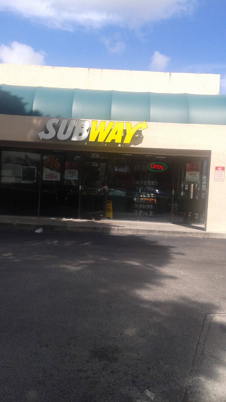 Subway Restaurants | restaurant | 2534 FL-7, Margate, FL 33063, USA | 9549726658 OR +1 954-972-6658