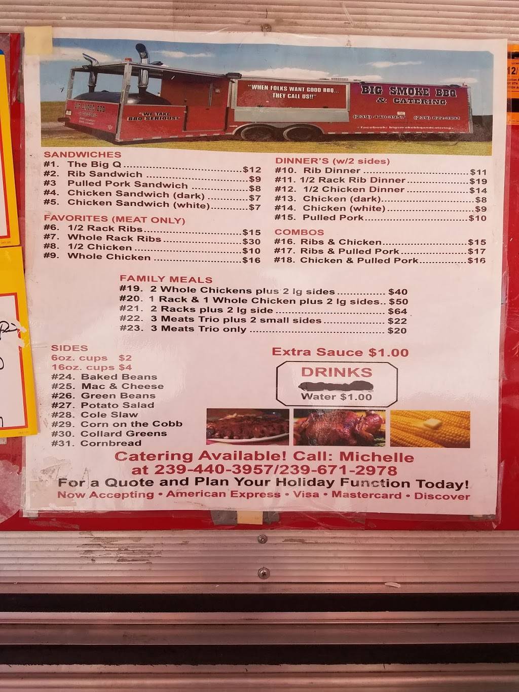 Big Smoke BBQ | restaurant | 14452600000030000, Lehigh Acres, FL 33976, USA | 2394403957 OR +1 239-440-3957