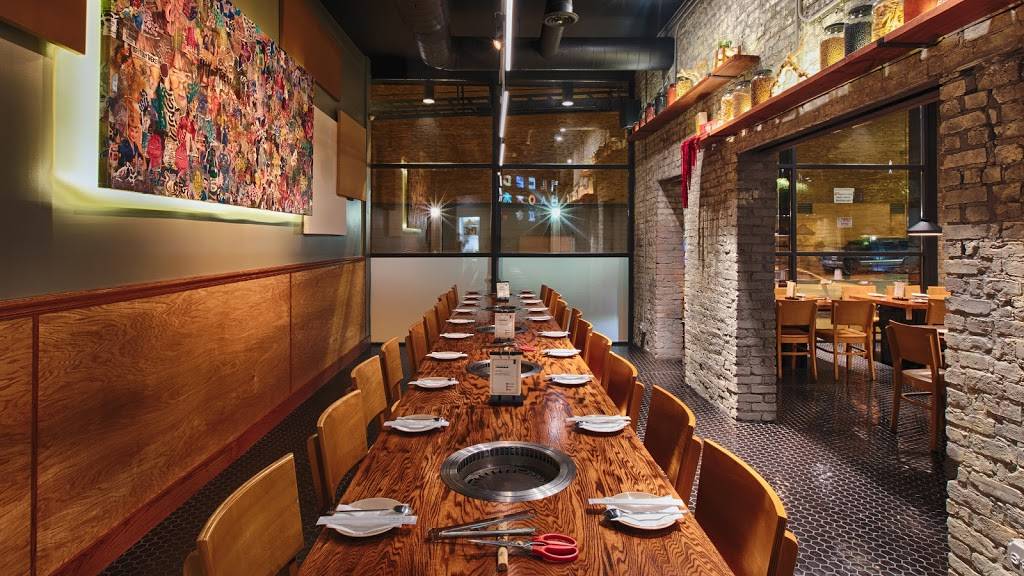 San Soo Korean BBQ | restaurant | 401 N Milwaukee Ave, Chicago, IL 60654, USA | 3122433344 OR +1 312-243-3344