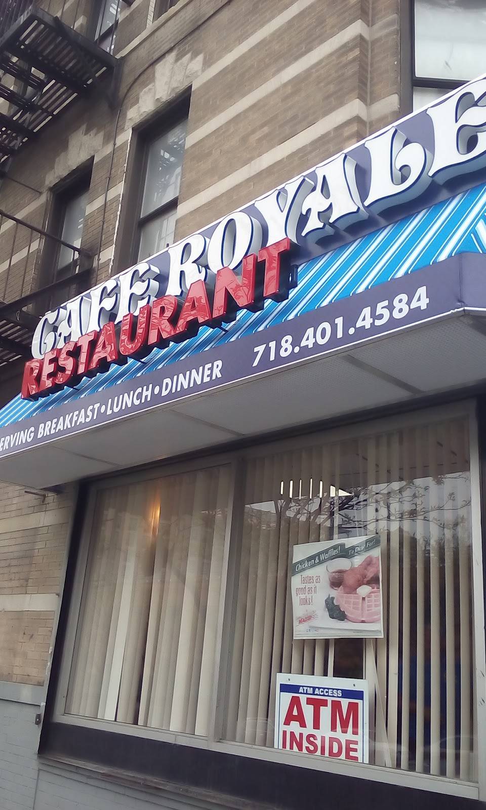 Cafe Royale | restaurant | 135 E 149th St, Bronx, NY 10451, USA | 7184014684 OR +1 718-401-4684