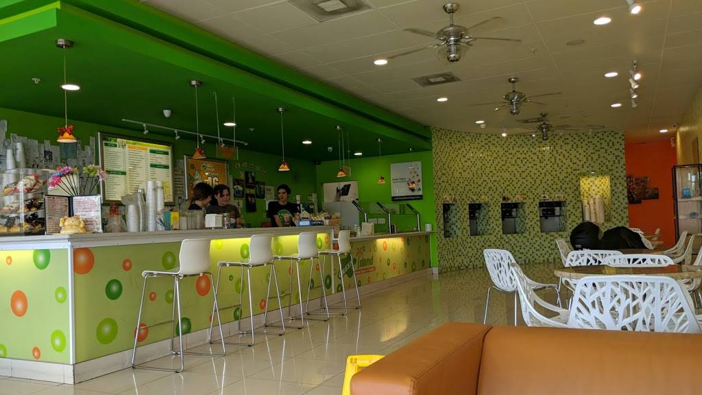 Green Island Frozen Yogurt & Tea bar | cafe | 10047 E Adamo Dr, Tampa, FL 33619, USA | 8133749006 OR +1 813-374-9006
