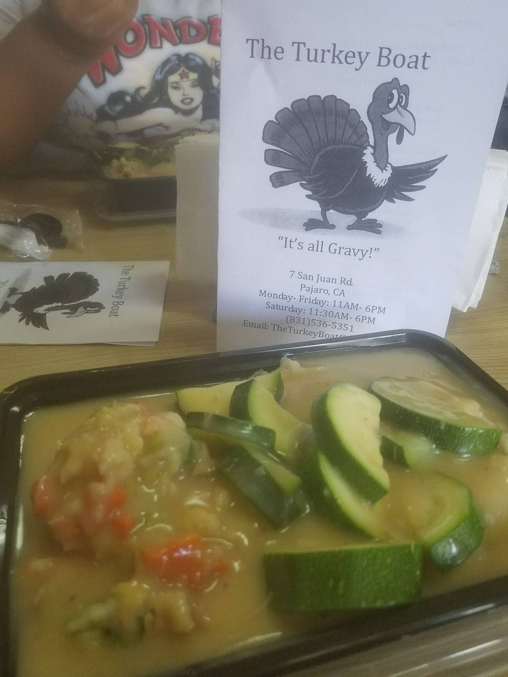 Turkey Boat | restaurant | 7 San Juan Rd, Watsonville, CA 95076, USA | 8315365351 OR +1 831-536-5351