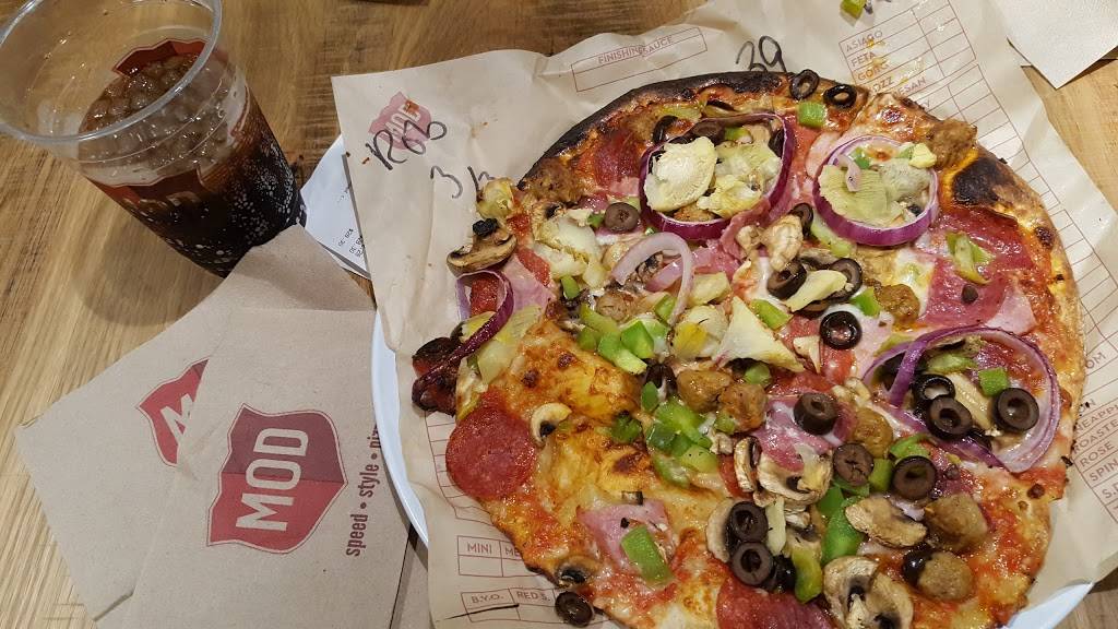 MOD Pizza | restaurant | 5130 Cherry Ave, San Jose, CA 95118, USA | 6694005744 OR +1 669-400-5744