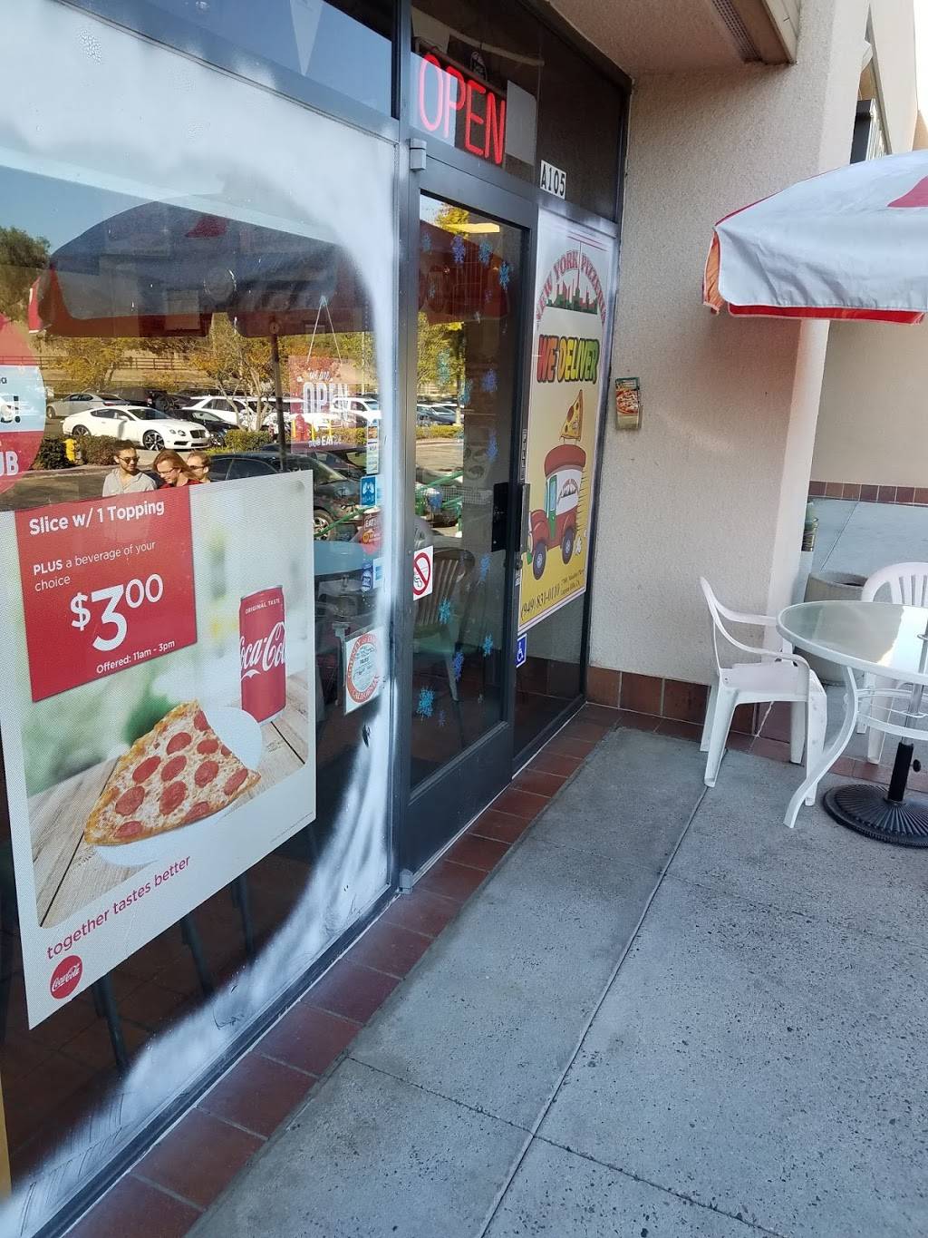 NEW YORK PIZZERIA | restaurant | 27001 Moulton Pkwy #105, Aliso Viejo, CA 92656, USA | 9498310110 OR +1 949-831-0110