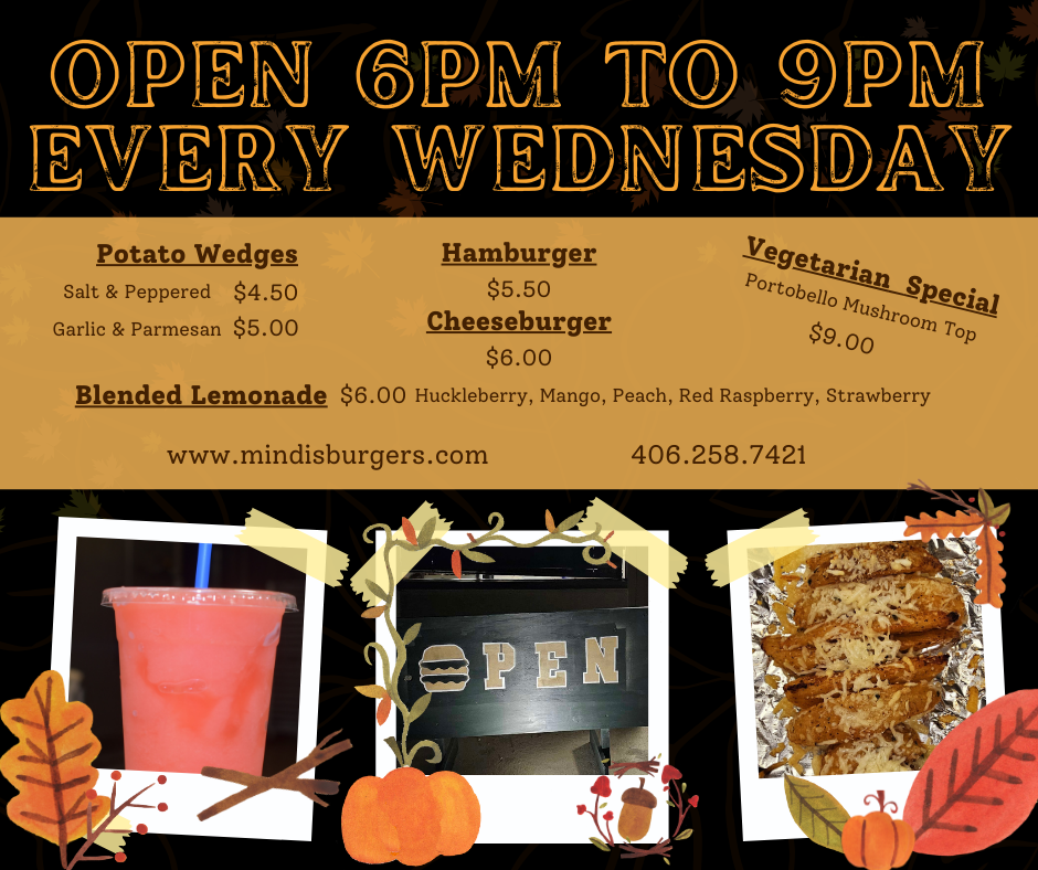 Mindis Burgers | restaurant | 401 E Main St, Laurel, MT 59044, USA | 4062587421 OR +1 406-258-7421