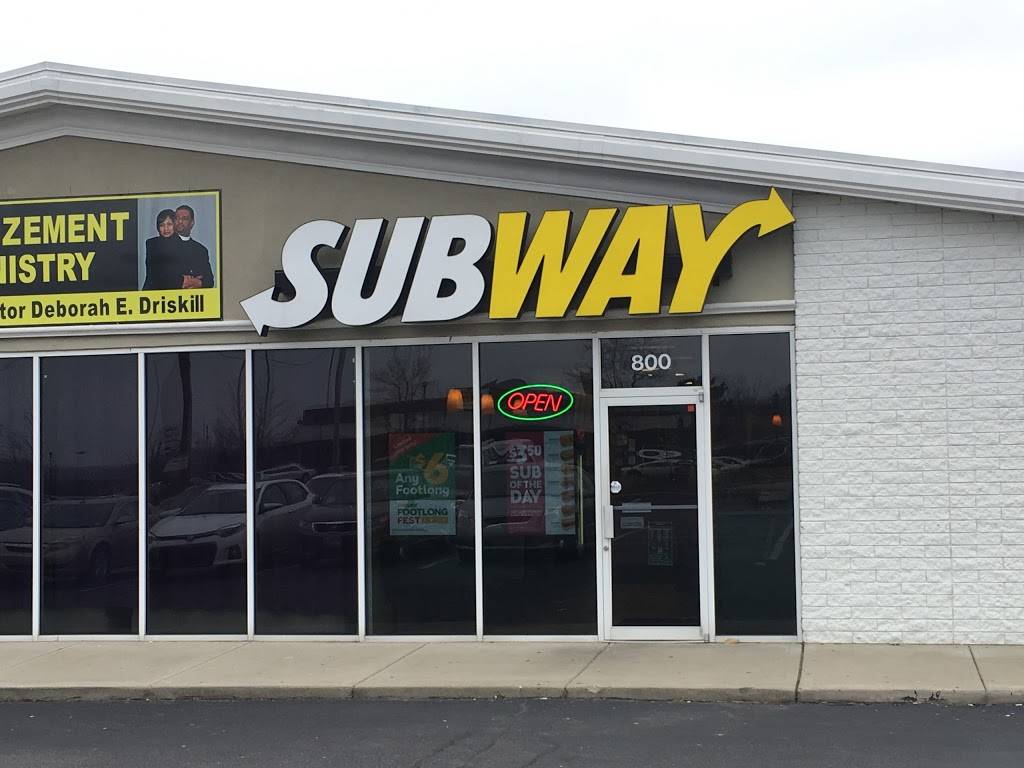 Subway | restaurant | 2241 Crowne Point Pl #800, Sharonville, OH 45241, USA | 5137727250 OR +1 513-772-7250