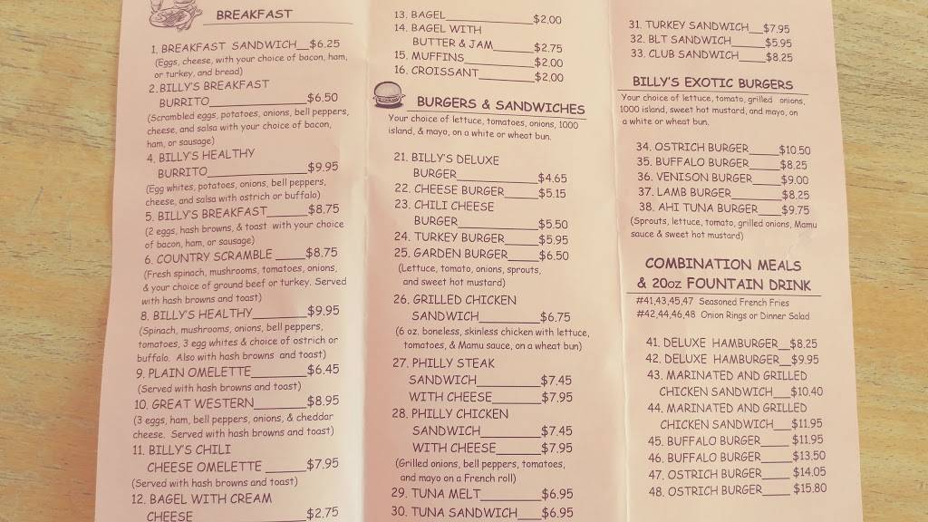 Billys Grill | restaurant | 5162 Van Nuys Blvd, Sherman Oaks, CA 91403, USA | 8187836317 OR +1 818-783-6317