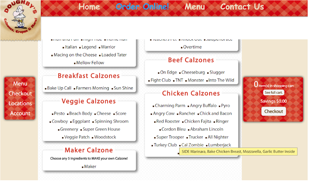 Doughbys | restaurant | 36 W High St, Oxford, OH 45056, USA | 5135242000 OR +1 513-524-2000