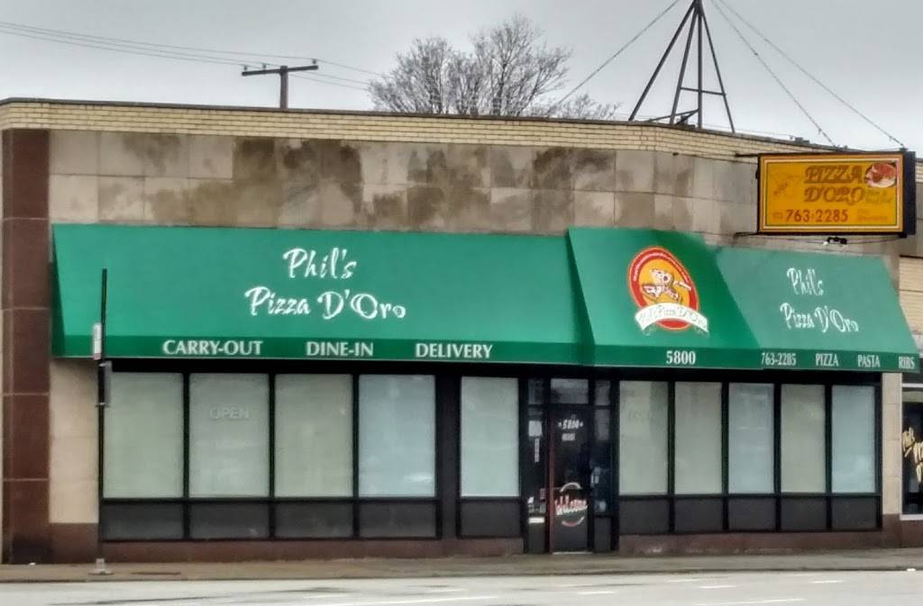 Phils Pizza DOro | restaurant | 5800 N Milwaukee Ave, Chicago, IL 60646, USA | 7737632285 OR +1 773-763-2285