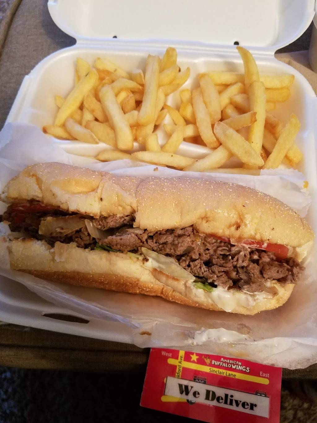 American Buffalo Wings Grilled Fish &Sub | restaurant | 5426 Sinclair Ln, Baltimore, MD 21206, USA | 4104858350 OR +1 410-485-8350