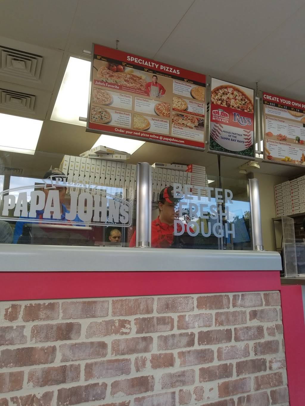 Papa Johns Pizza | restaurant | 5170 66th St N, St. Petersburg, FL 33709, USA | 7275417400 OR +1 727-541-7400