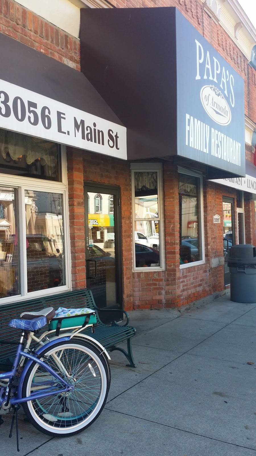 Papas of Armada Family Restaurant | restaurant | 23056 E Main St, Armada, MI 48005, USA | 5867845177 OR +1 586-784-5177