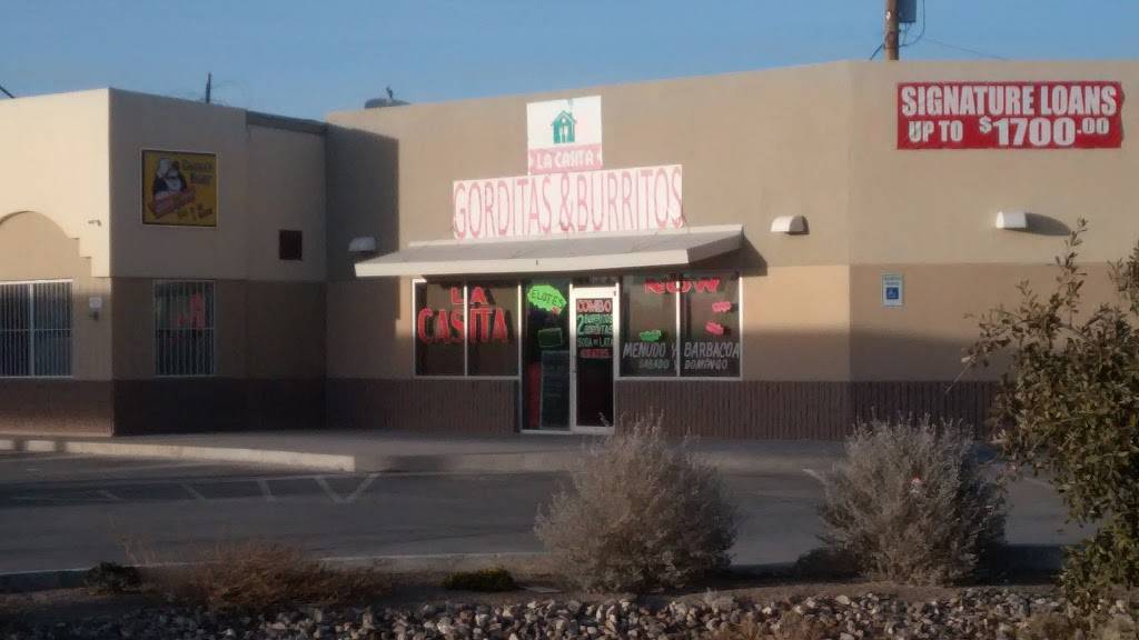 La Casita Restaurant | restaurant | 550 E Lisa Dr, Chaparral, NM 88081, USA | 5758248077 OR +1 575-824-8077