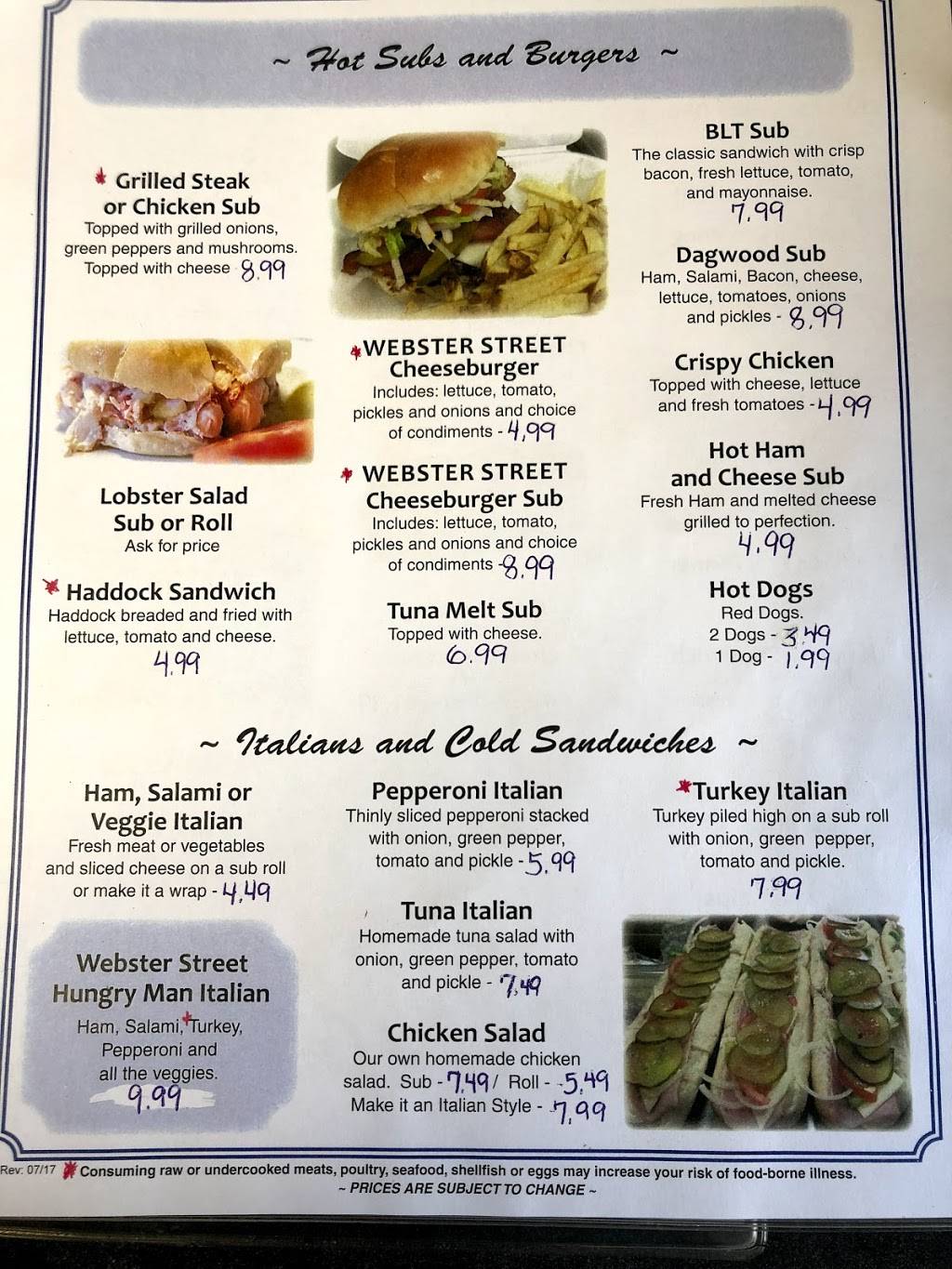Webster st convenience store & diner | restaurant | 715 Webster St, Lewiston, ME 04240, USA | 2072412580 OR +1 207-241-2580