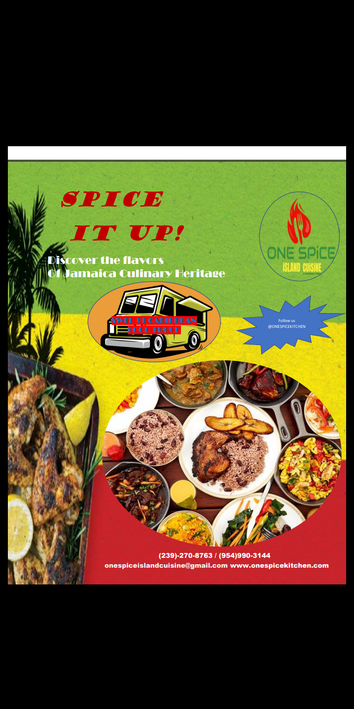 One Spice Kitchen Jamaican Food Truck | restaurant | 2909 Lee Blvd, Lehigh Acres, FL 33971, USA | 2392708763 OR +1 239-270-8763