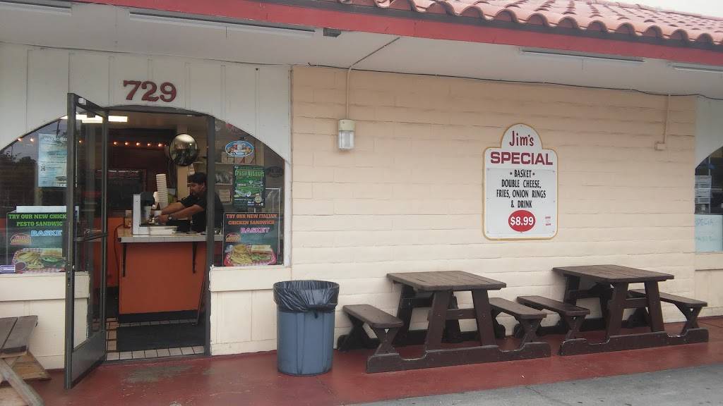 Jims Burgers | restaurant | 729 S Broadway, Santa Maria, CA 93454, USA | 8057391010 OR +1 805-739-1010