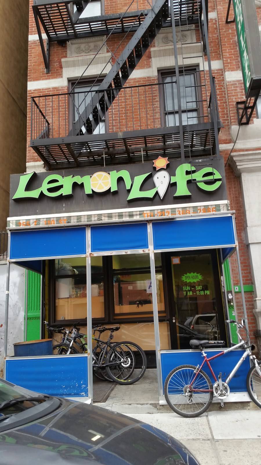 Sushi Lemon Life | restaurant | 255 E 110th St, New York, NY 10029, USA | 2123692886 OR +1 212-369-2886
