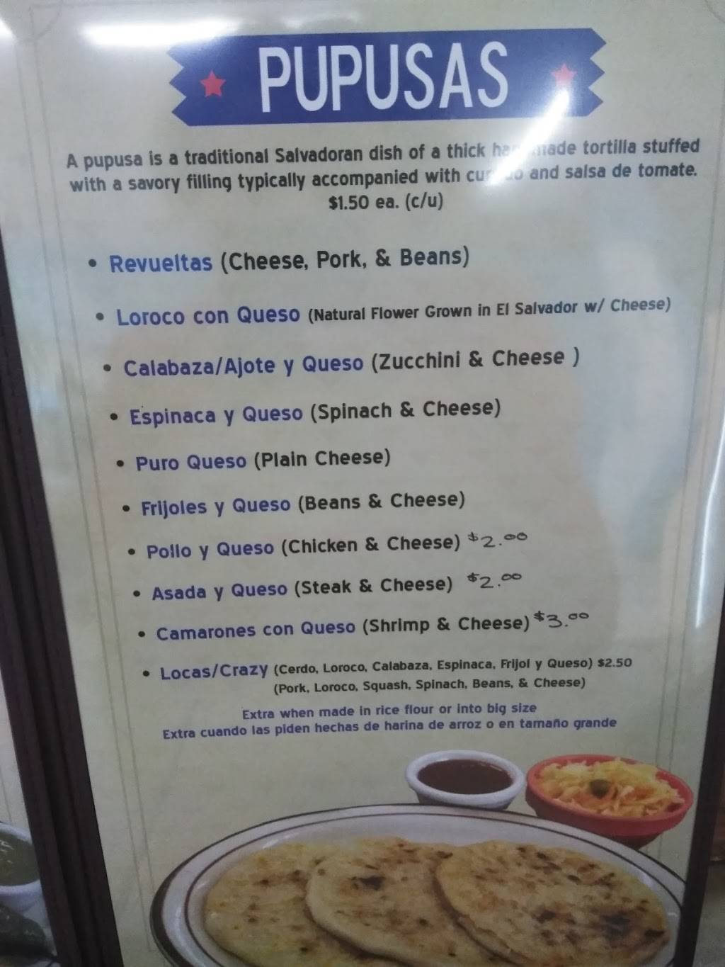 Restaurant / Pupuseria Miraflores #2 | restaurant | 115 N Dixieland Rd #9, Rogers, AR 72756, USA | 4794260835 OR +1 479-426-0835