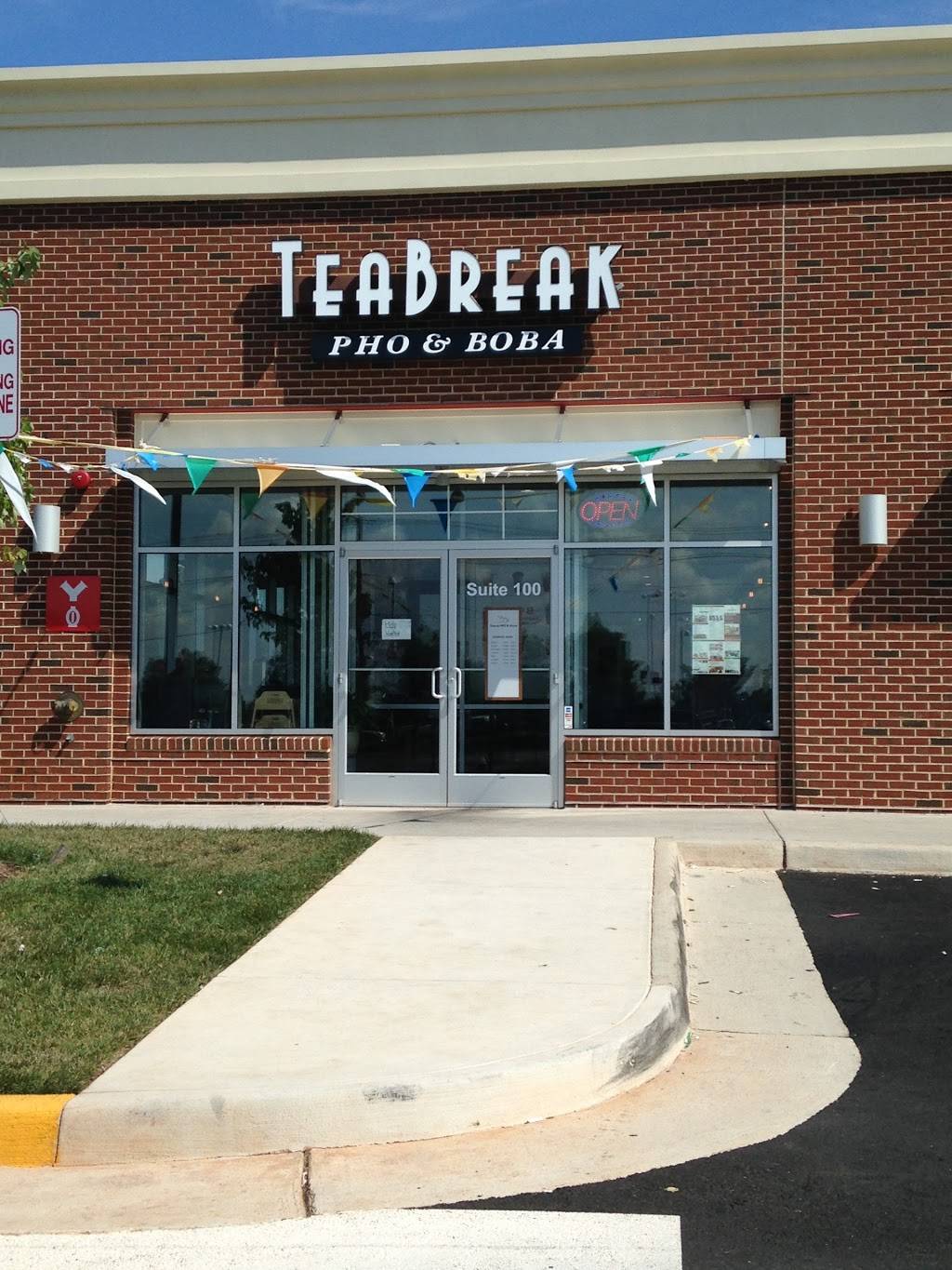 Teabreak Pho & Boba | restaurant | 46850 S Cottage Rd #100, Sterling, VA 20164, USA | 7034212048 OR +1 703-421-2048