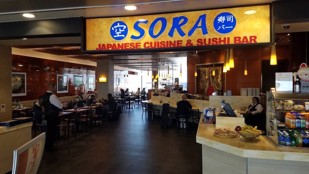 Sora Sushi Bar | restaurant | 1 Newark Airport, Newark, NJ 07114, USA | 9732420547 OR +1 973-242-0547