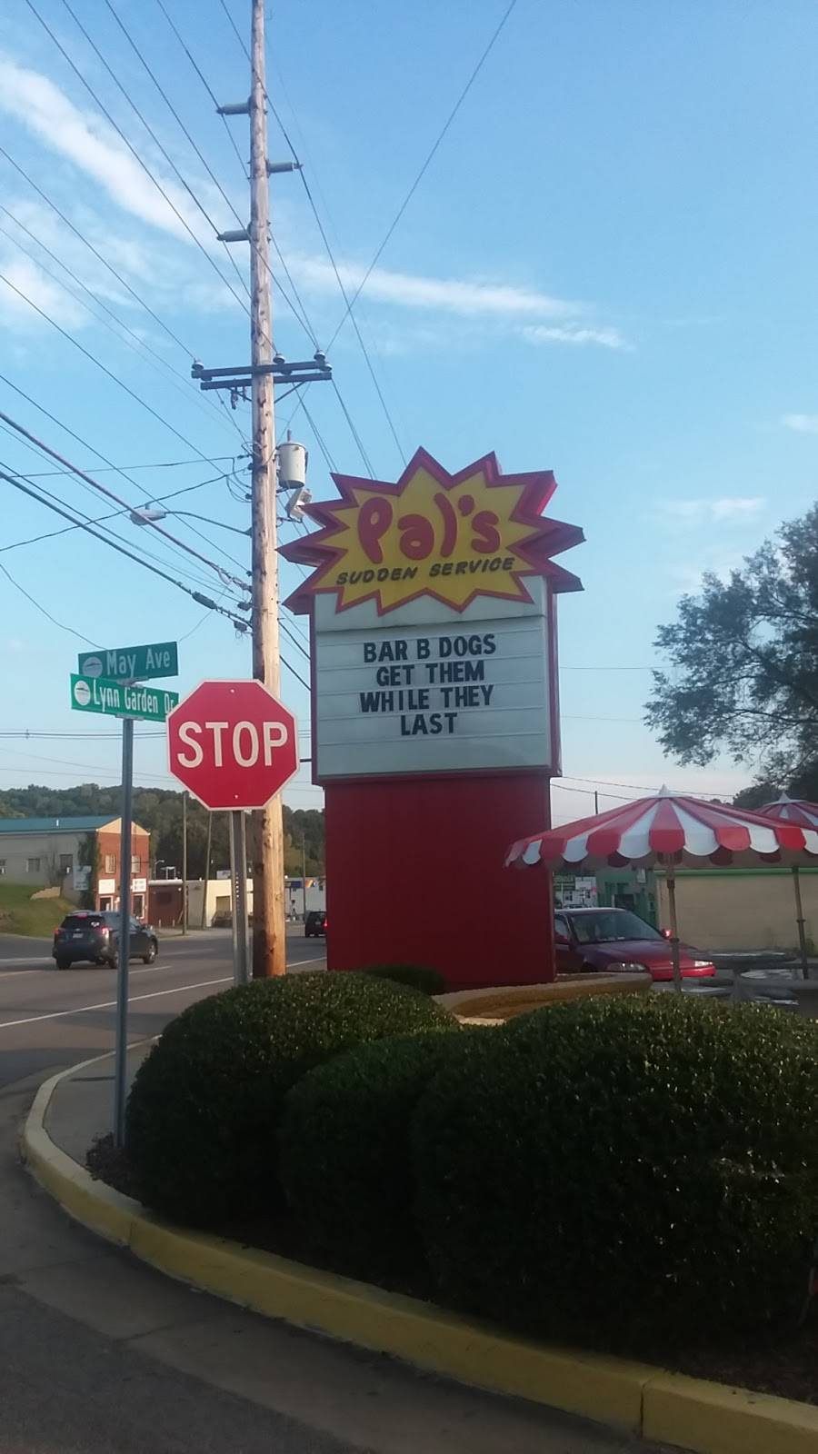 Pals Sudden Service | restaurant | 1316 Lynn Garden Dr, Kingsport, TN 37665, USA | 4232452871 OR +1 423-245-2871