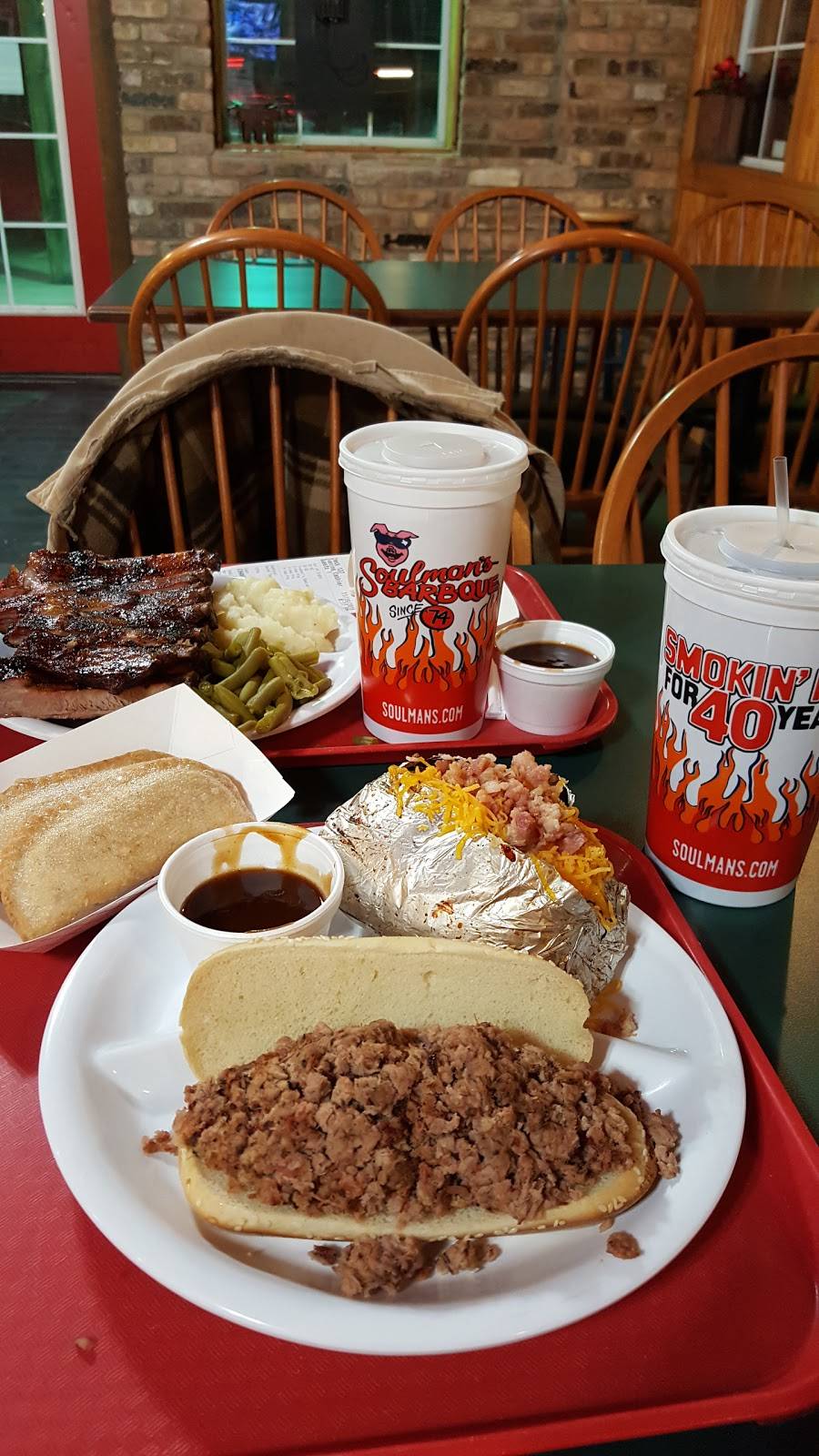 Soulmans Bar-B-Que | restaurant | 691 I-30, Rockwall, TX 75087, USA | 9727710200 OR +1 972-771-0200