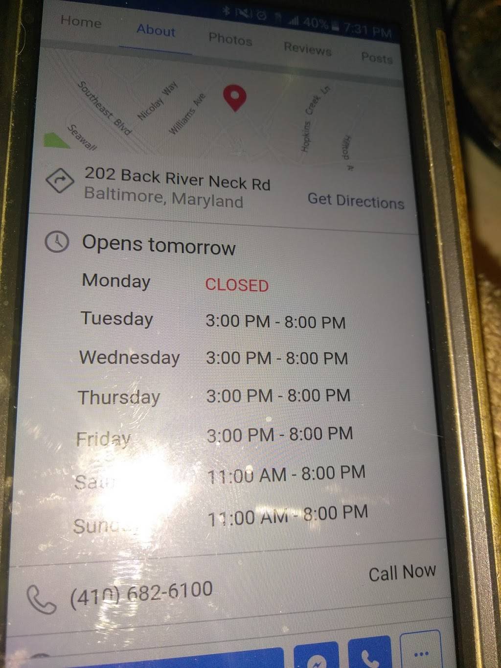 Lady Frances Crabhouse | restaurant | 3927, 202 Back River Neck Rd, Essex, MD 21221, USA | 4106826100 OR +1 410-682-6100