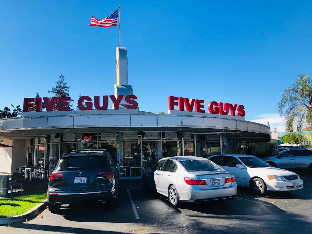 Five Guys | meal takeaway | 1205 The Alameda, San Jose, CA 95126, USA | 4088168230 OR +1 408-816-8230