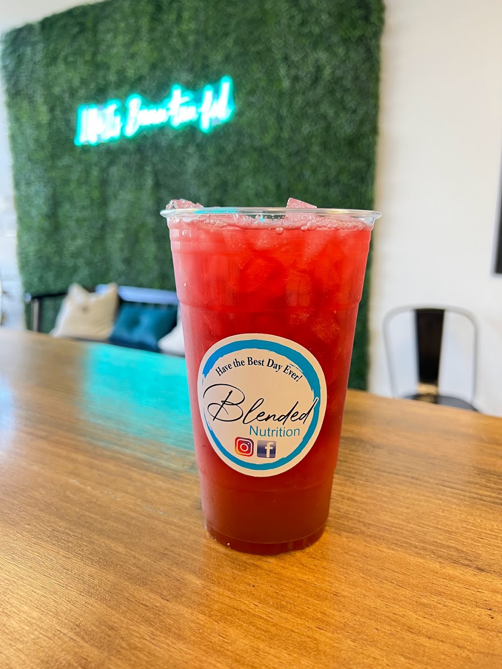 Blended Nutrition | restaurant | 6105 E Kings Canyon Rd #107, Fresno, CA 93727, USA | 5593945848 OR +1 559-394-5848