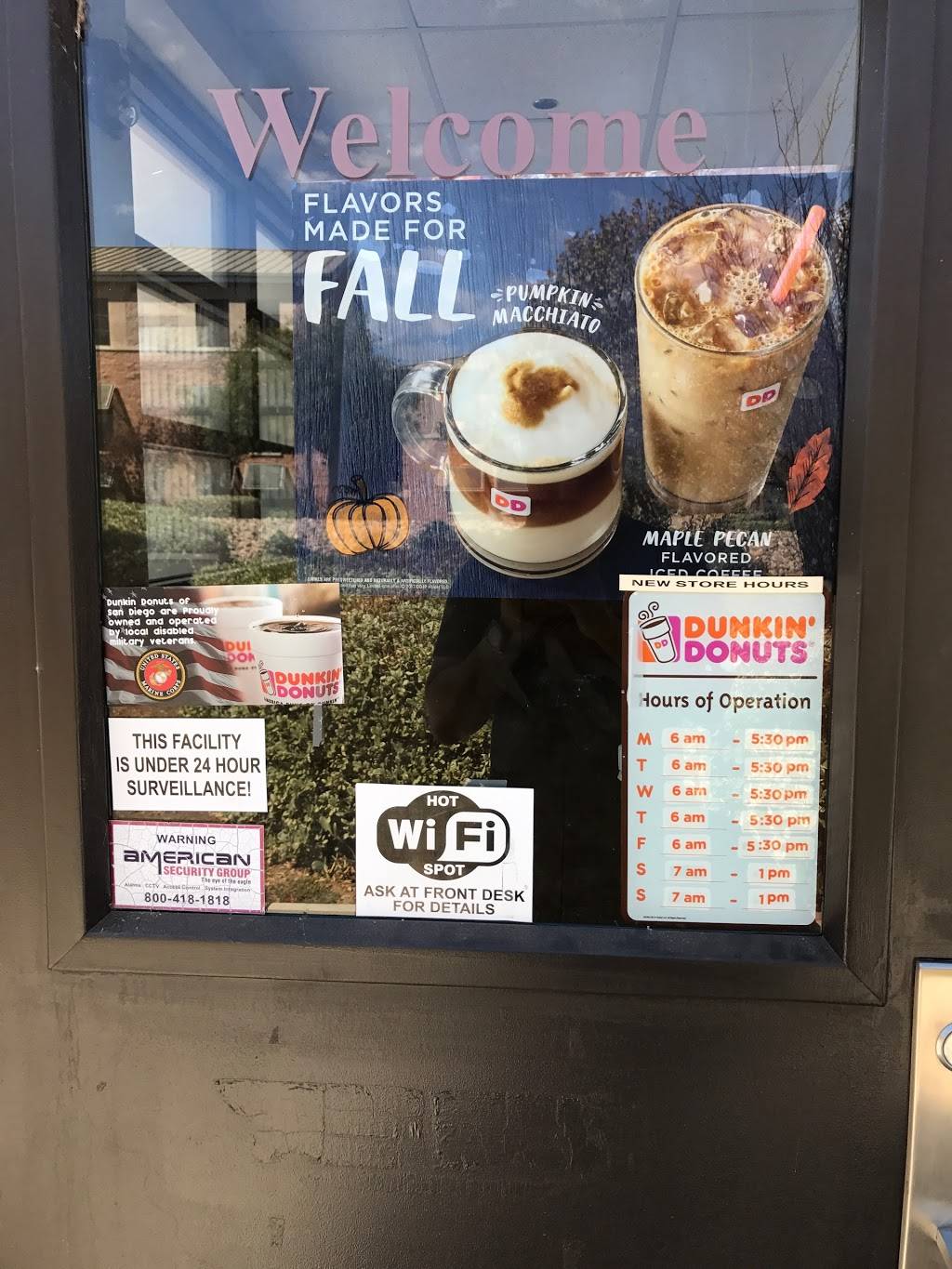 Dunkin | cafe | The Hub, MCAS Miramar, San Diego, CA 92145, USA | 7605149141 OR +1 760-514-9141