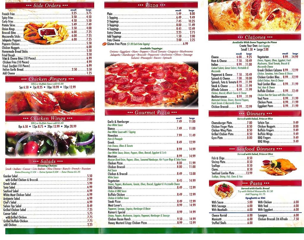 Ramons Pizza | restaurant | 171 Pawtucket Ave, Pawtucket, RI 02860, USA | 4017253303 OR +1 401-725-3303