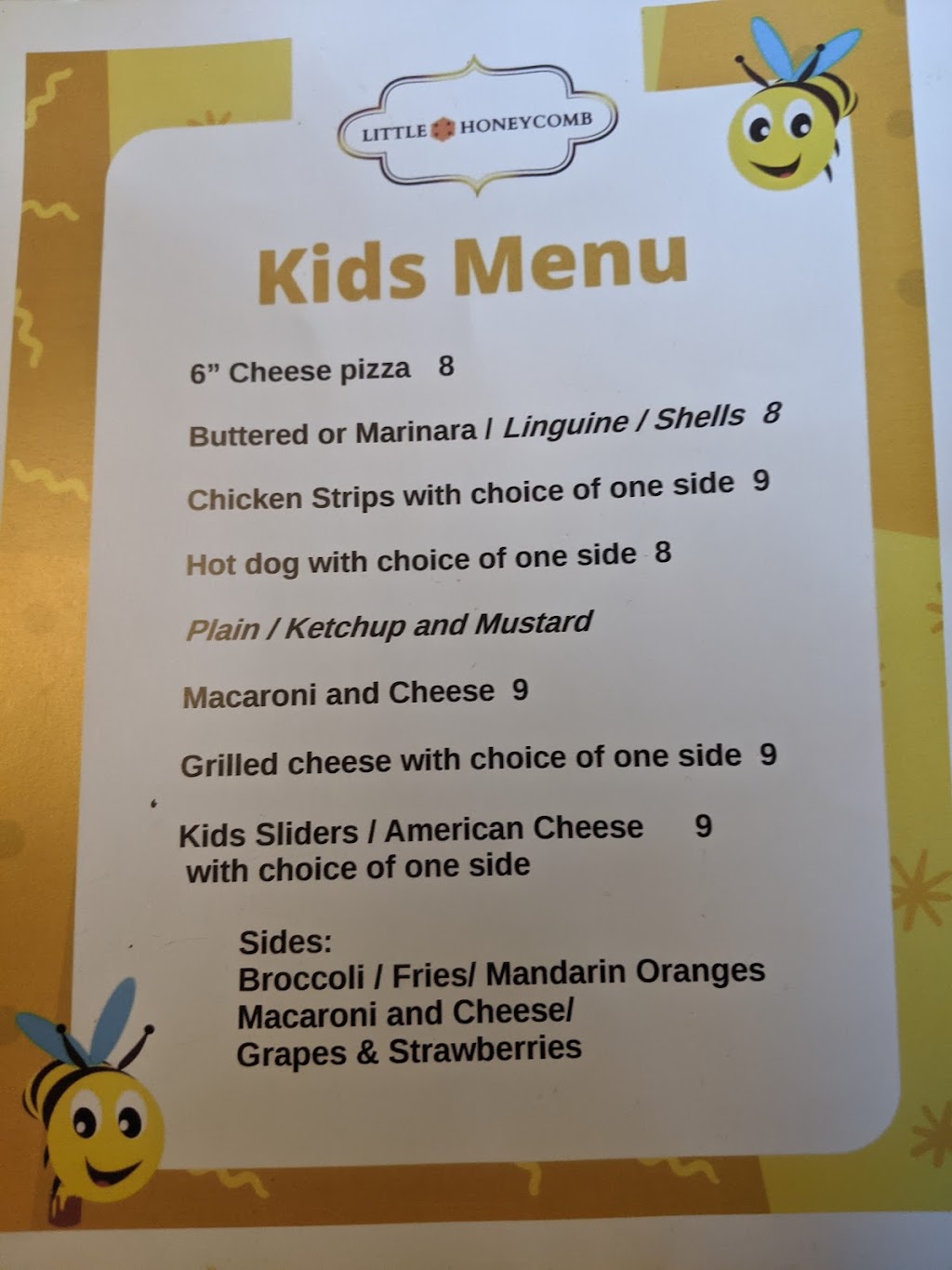 Little Honeycomb | restaurant | 540 Lincoln Ave #2327, Winnetka, IL 60093, USA | 8473866218 OR +1 847-386-6218