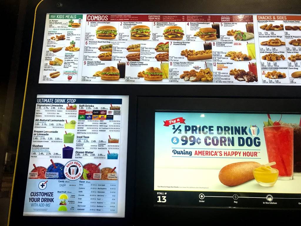 Sonic Drive-In | restaurant | 1610 East First Street, Beaumont, CA 92223, USA | 9518454435 OR +1 951-845-4435