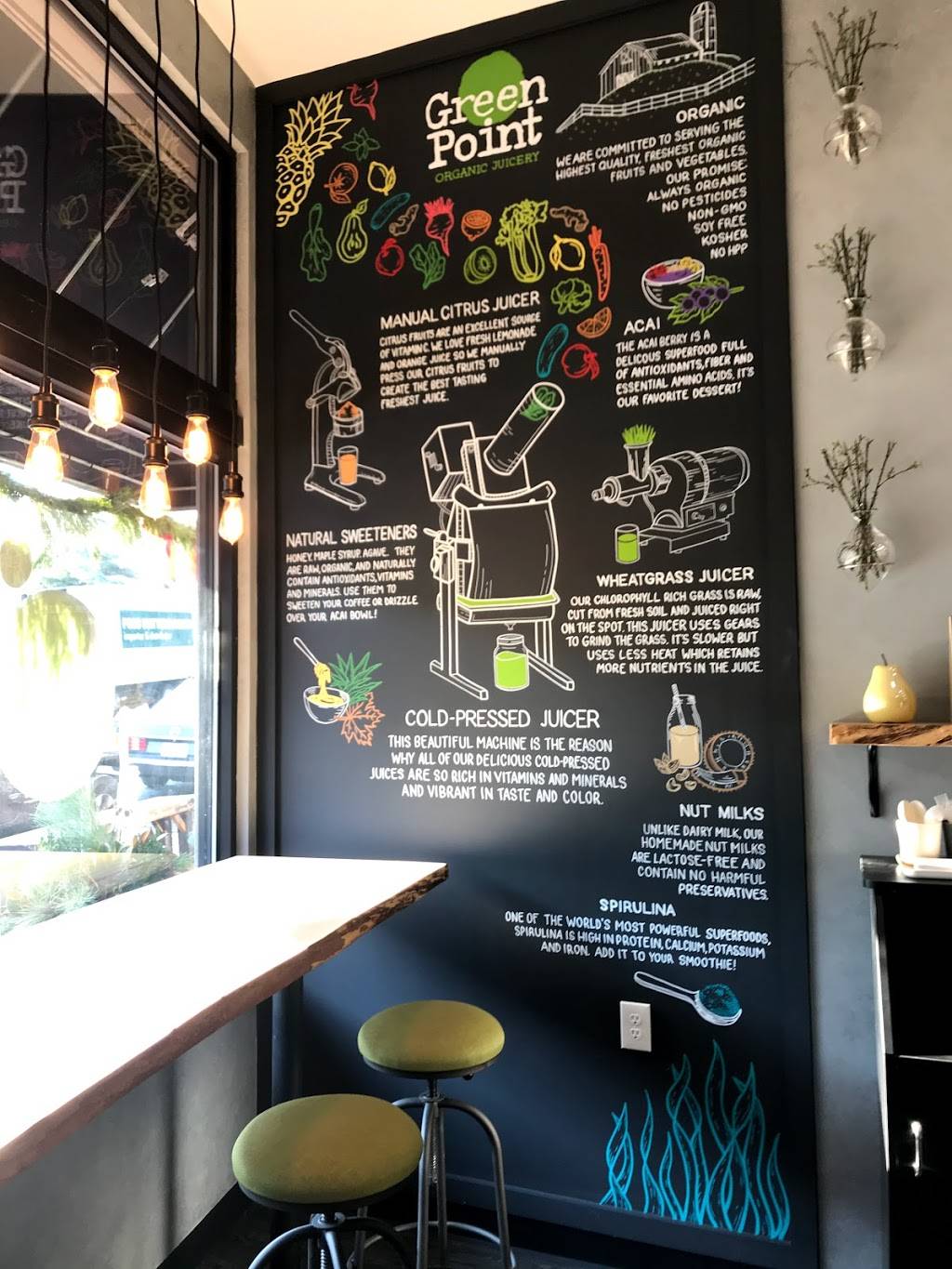 Green Point Juicery: Organic Juice Bar | restaurant | 97 Baker St, Maplewood, NJ 07040, USA | 9735003044 OR +1 973-500-3044